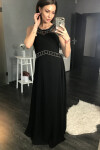Dlhé šaty hk1542 čierne - YourNewStyle M
