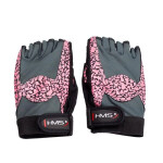 Gymnastické rukavice Pink/Gray W HMS RST03 r.S ženy NEPLATÍ