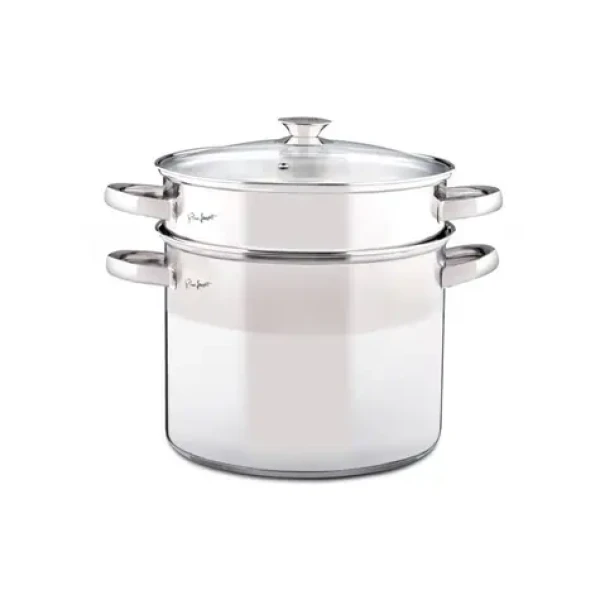 Lamart Pasta Hrniec na cestoviny 8L strieborná / 24cm / nerez (8590669156078)