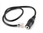Well Mairdi MRD-QD172 čierna / Redukcia / RJ9 na 3,5 mm jack / 0,8 m / pre telefóny Yealink (10000218)