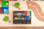 Connetix Connetix Tiles - Magnetická Stavebnica Dúhová Vozidlá 50 ks