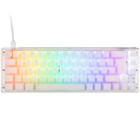Ducky One 3 Aura Kailh Jellyfish Y biela / herná klávesnica / podsvietená / mechanická / drôtová USB-C / DE (DKON2167ST-FDEPDAWWWWK1)