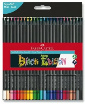 Faber-Castell Pastelky Black Edition 24ks (135095)