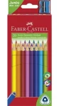 Faber-Castell Jumbo / Pastelky šesťhranné / 20 ks / + strúhadlo (116520)