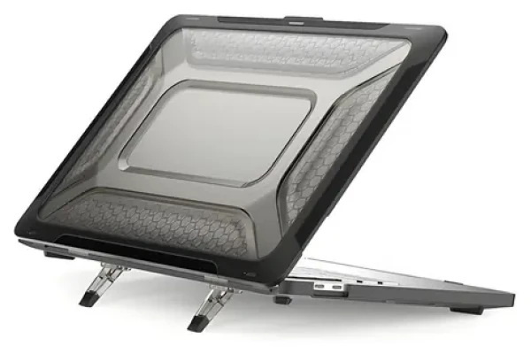 Devia Super Scratch-Proof Hard Jacket matná čierna / Kryt / Apple MacBook Air 13" (2020) (6938595366574)