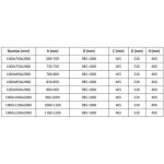 MEXEN/S - Velar L sprchovací kút, posuvné dvere 100 x 80, dekor, čierna 871-100-080-33-70