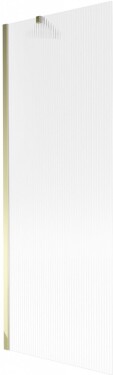 MEXEN/S - Next vaňová zástena FIX 70 x 150, prúžky, zlatá 895-070-000-00-09-50