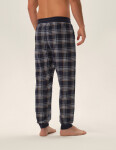 Pánske pyžamové nohavice Honor 3 42457-59X Navy Pattern - Henderson L tmavě modrá s bílou