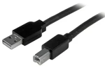 StarTech Aktívny kábel USB-A - USB-B čierna / Kábel USB / 480 Mbit/s / 15 m (USB2HAB50AC)
