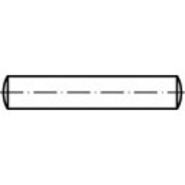 TOOLCRAFT TO-5393385 valcový kolík 14 mm ocel 25 ks; TO-5393385