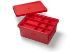 Lego úložný box s organizérom 37.5 x 16 x 29.5 cm - červená (6041310800)