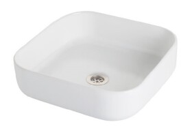 OLSEN SPA - Umývadlo na dosku NOVA 42×42 cm biele lesklé OLKGNO28MUL0099