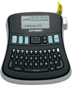 Dymo LabelManager 210D AZERTY / Tlačiareň samolepiacich štítkov / šírka pásky: až 12 mm (S0784460)