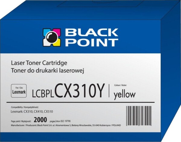 Black Point LCBPLCX310Y Yellow Náhradný 80C2SY0 (BLLOPCX310YBW)