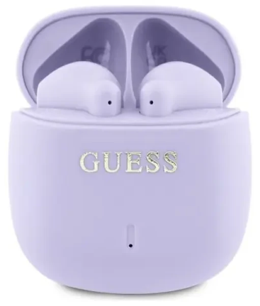 Guess Printed Classic Logo fialová / Slúchadlá / True Wireless / Bluetooth / dokovacia stanica (57983122040)