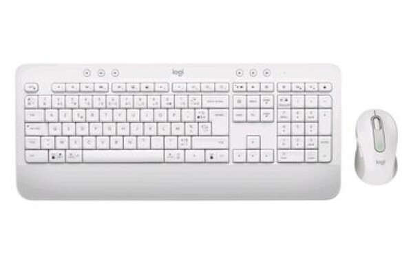 Logitech MK650 biela / bezdrôtová klávesnica s myšou / CZ amp; SK layout / Bluetooth (920-011034)