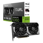Asus DUAL GeForce RTX 5060 OC 8GB / 2565MHz / 8GB GDDR7 / 128-bit / 1x HDMI + 3x DP / 550W (8) (90YV0N12-M0NA00)