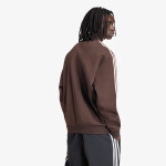 Mikina adidas Adicolor 3-Stripes Oversized Crewneck Aurora Coffee/ Sandy Pink XL