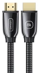 USAMS U67 čierna / Kábel HDMI / HDMI 2.1 / 3 m / 8K 60Hz / 48 Gbit / s (SJ498HD01)