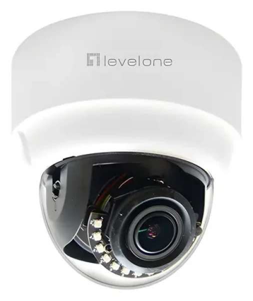 LevelOne HUBBLE Dome biela / IP kamera / 3 MP / H.265 / PoE / IR 20 m (FCS-3303)
