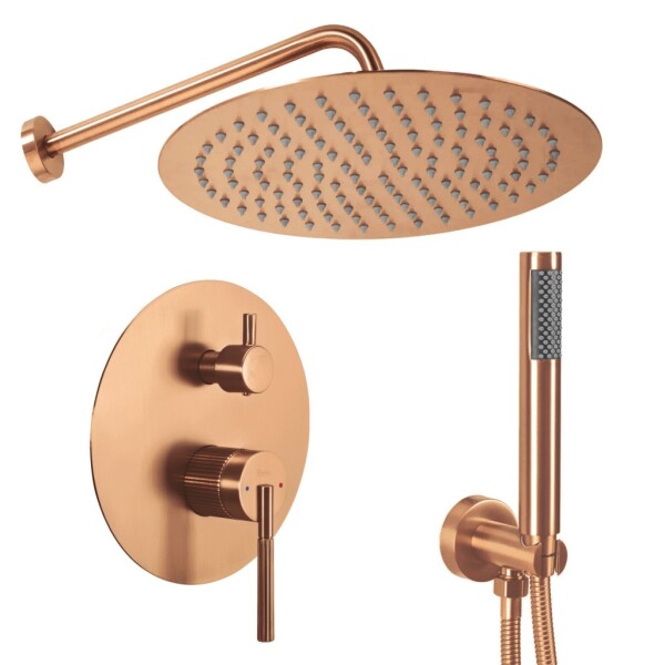 REA - Podomietková sprchová sada Argon Brush Copper + BOX REA-P4330