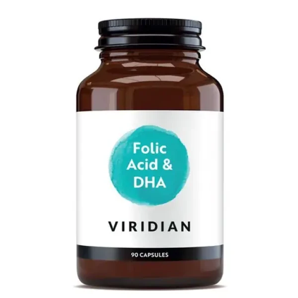 Viridian Folic Acid with DHA 90 cps (11999)