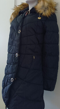 Dámska zimná bunda W703 čierna - MHM XXL