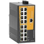 Weidmüller IE-SW-AL16M-16TX priemyselný ethernetový switch 10 / 100 MBit/s; 2682310000