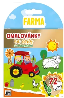 JIRI MODELS Omaľovánky na cesty s voskovkami Farma