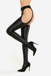 Dámske pančuchové nohavice ARS AMANDI STRIP PANTY CASANDRA nero M