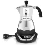 Bialetti MOKA Easy Timer kanvička na 6 šálok strieborná / 270 ml (AGDBLTEXP0022)