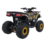 Mamido Detská benzínová štvorkolka RamiGO DISCOVERER 125CC čierno-oranžová