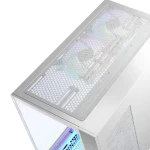 Modecom Volcano Panorama Apex ARGB 5F biela / Skriňa / ATX / USB-C / 2x USB 3.0 / ARGB / bez zdroja (AT-PANORAMA-5F-ARGB-20-000000-0002)