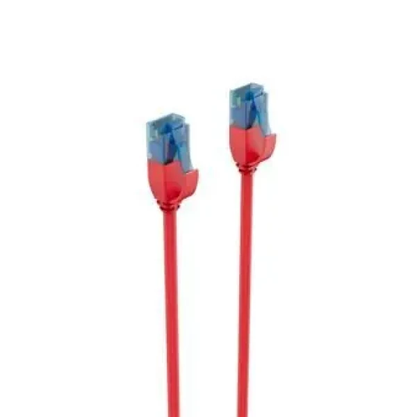 Shiverpeaks Cat6 červená / Patch kábel / U/UTP / slim / 2 m / RJ-45 (BS08-22034)