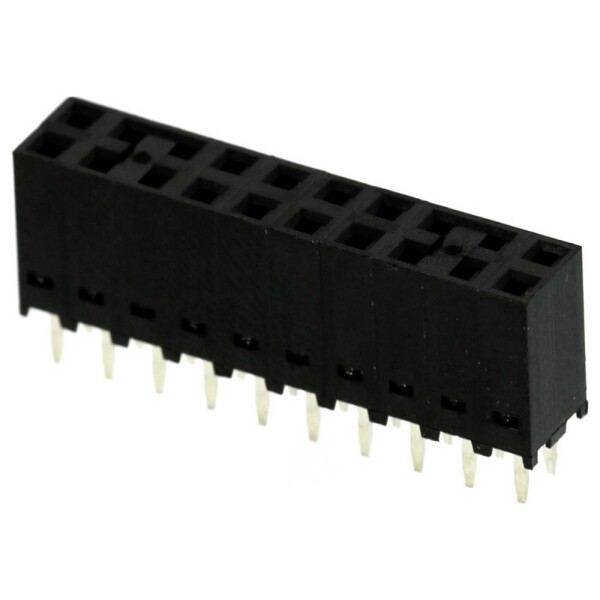 Molex vstavaná zásuvková lišta (štandardná) Počet pólov 20 Raster (rozteč): 2.54 mm 901512220 1 ks Tube; 901512220