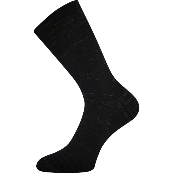 Ponožky LONKA KlimaX black melier 5 párov 47-50 103029
