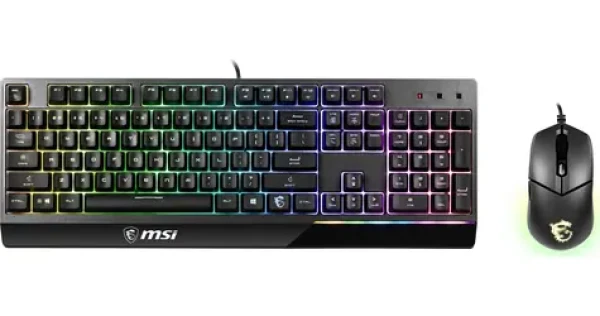 MSI Vigor GK30 Combo čierna / Set klávesnice a myši / podsvietenie / US layout (S11-04US602-CLA)