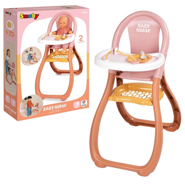 Smoby Jedálenská stolička pre bábiky