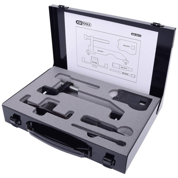 KS Tools 4000675 Sada náradia na rozvod motora pre GM / Opel / Saab, 5 ks; 4000675