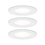 Paulmann vstavané svietidlo do kúpeľne sada 3 ks 19.5 W biela (matná); 93442