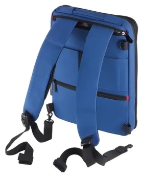 Troika SAFTSACK modrá / Business batoh / na notebook 13 "/ USB Port / polyester (RUC71/DB)