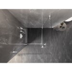 MEXEN/S - Lunar-B Duo sprchovací kút dvere krídlové 80 x 80, transparent, biela 832-080L-080P-20-00