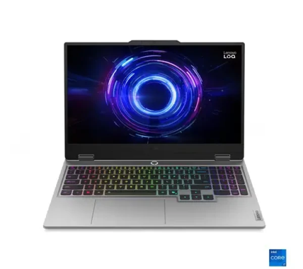 Lenovo LOQ 15IRX10 sivá / Notebook / 15,6" QHD / Intel Core i7-13645HX / 16GB / 1TB SSD / RTX 5050 8GB / Bez OS (83JE01J9CK)
