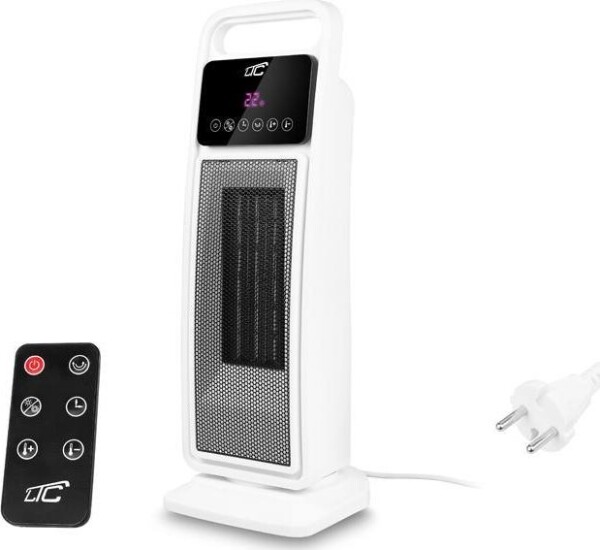 LTC Termoventilátor kolumnowy ceramiczny z timerem LCD + pilot