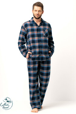 PÁNSKE PYŽAMO MNS 431 B25 tmavě modrá L