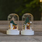 STAR TRADING Vianočná LED dekorácia Forest Friends - set 2 ks