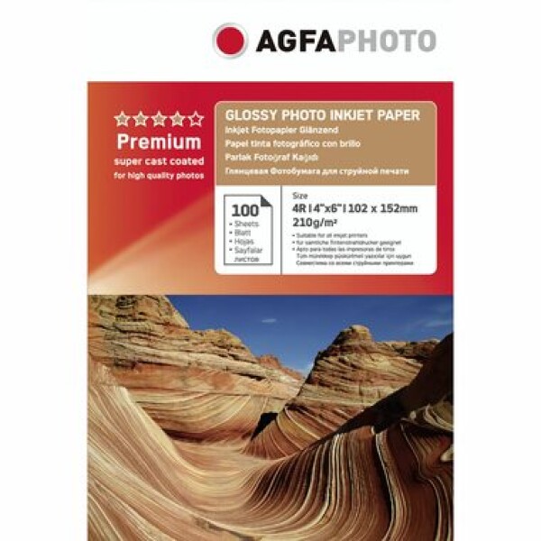 AGFAPHOTO Photo Glossy Paper 210g A4 50ks / Fotopapier / lesklý (AP21050A4N)