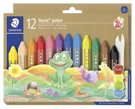 Staedtler Noris Junior / Voskovky / 12 ks / šesťhranné / papierový obal (224 C12)