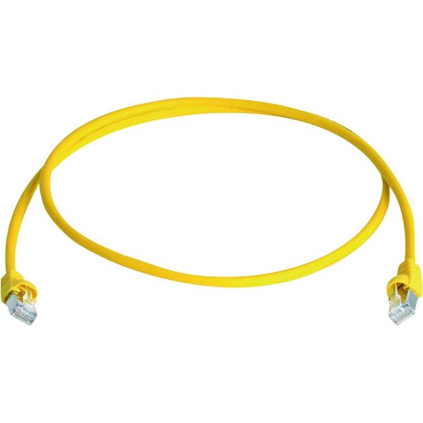 Telegärtner 100009131 RJ45 sieťové káble, prepojovacie káble CAT 6A S/FTP 20.00 m žltá samozhášavý, bez halogénov, UL certifikácia 1 ks; 100009131