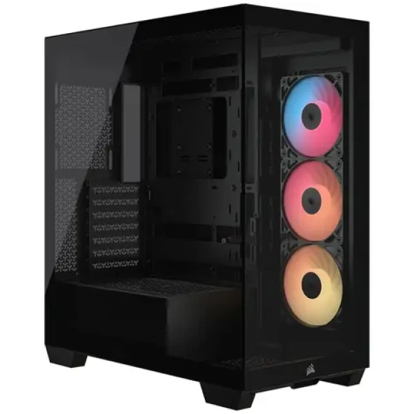 Corsair 3500X RS R ARGB čierna / E-ATX / 2x USB-A / 1x USB-C / 3x 120mm / bez zdroja / priehľadná bočnica (CC-9011322-WW)